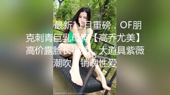 ⚫️⚫️最新11月重磅，OF朋克刺青巨乳母狗【高乔尤美】高价露脸长视频，大道具紫薇潮吹，销魂性爱