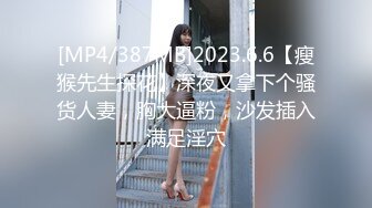 [MP4/387MB]2023.6.6【瘦猴先生探花】深夜又拿下个骚货人妻，胸大逼粉，沙发插入满足淫穴