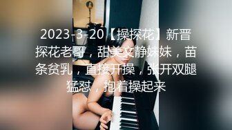 2023-3-20【操探花】新晋探花老哥，甜美文静妹妹，苗条贫乳，直接开操，张开双腿猛怼，抱着操起来