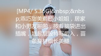 [MP4/ 5.36G]&nbsp;&nbsp;乖巧甜美素颜小姐姐，居家和小男友啪啪，按着脑袋进出插嘴，翘起屁股特写后入，苗条身材细长美腿