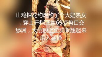 山鸡探花约炮约了个大奶熟女，穿上开档黑丝69姿势口交舔屌，大屁股上位骑乘翘起来后入猛操