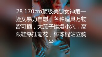 28 170cm顶级美腿女神第一骚女暴力自慰，各种道具万物皆可插，大茄子撑爆小穴，高跟鞋爆插菊花，棒球棍站立骑坐